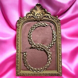 Forever21 Gold Large Hoop Earrings